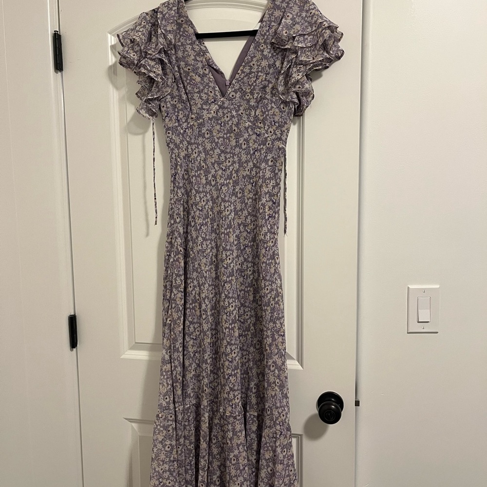 Floral Purple Women's Dress